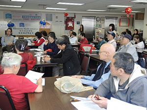 The audience at the Chinese Health Initiative's Stroke Awareness Event