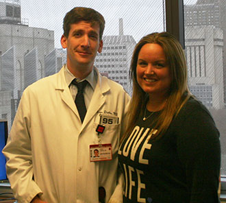Dr. Dinkin and Allyson Tlacoxolal