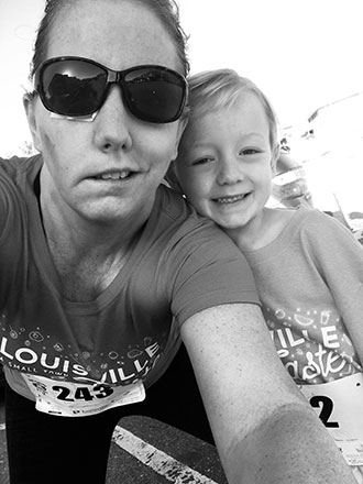 Keri Mahe participated in a 5K run just two and a half months after her brain surgery