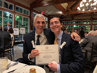 Dr. Mark Souweidane with Dr. Benjamin Rapoport