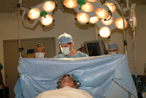  Dr. Yu-Hung Kuo, Dr. Michael Kaplitt, Dr. Matthew During, and patient