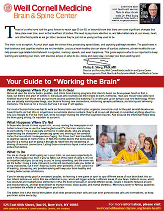 Your Guide to Working Your Brain