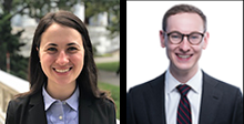 Alexandra Giantini Larsen and Andrew Garton, who matched as neurosurgery residents at Match Day 2019