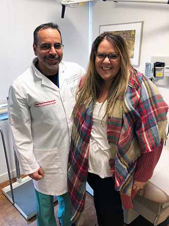 Nicole with Dr. Patsalides.