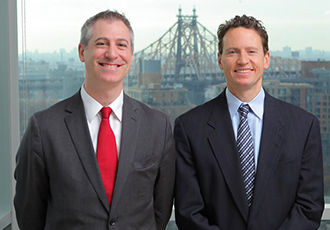 Dr. Jeffrey Greenfield (left) and Dr. Theodore Schwartz (right)