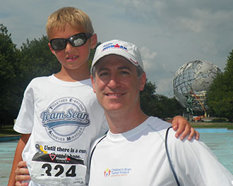 Sean Ries with Dr. Greenfield, Miles for Hope 2013