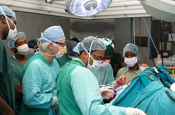 Dr. Stieg oversees local surgeons, 2015