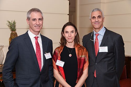 Drs. Jeffrey Greenfield, Caitlin Hoffman, and Mark Souweidane
