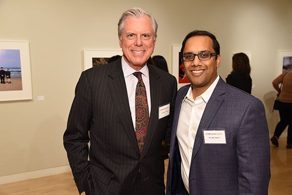 Dr. Michael Lavyne with Spine Center co-director Dr. Neel Mehta