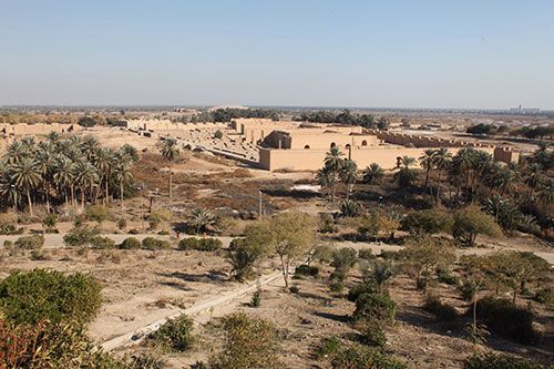 The site of the ancient city of Babylon