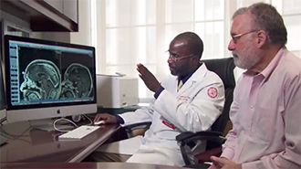 Dr. Babacar Cisse and Martin Silberman Dr. Babacar Cisse and Martin Silberman