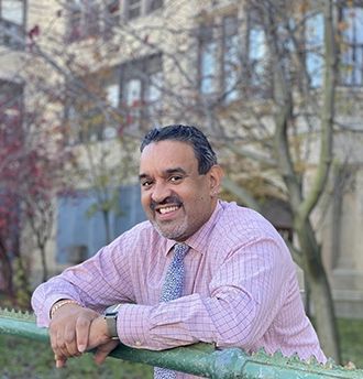 Ed Gonzales smiling